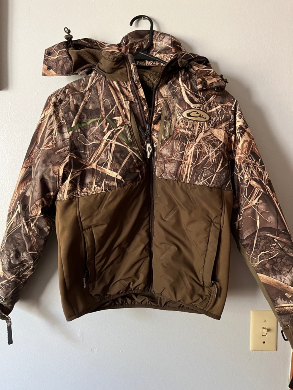 Drake Brown Camouflage Kids Jacket